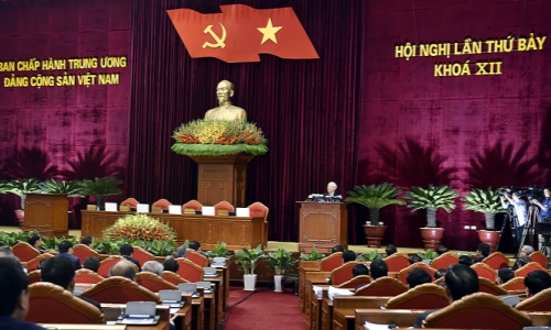 Thông báo Hội nghị lần thứ 7 Ban Chấp hành Trung ương Đảng khóa XII